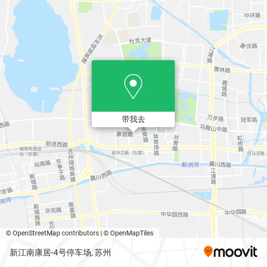 新江南康居-4号停车场地图