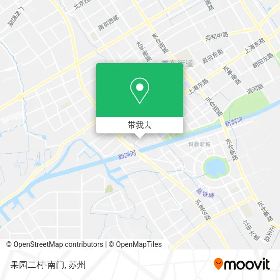 果园二村-南门地图