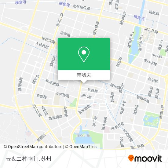 云盘二村-南门地图