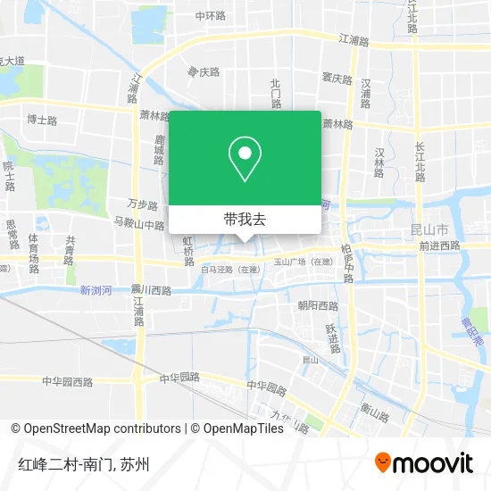 红峰二村-南门地图