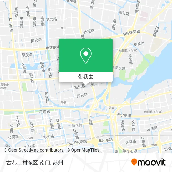 古巷二村东区-南门地图