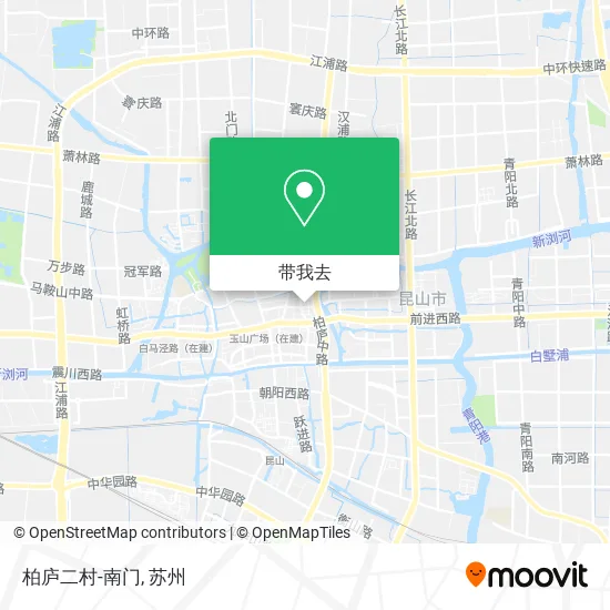 柏庐二村-南门地图