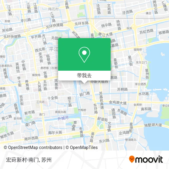 宏葑新村-南门地图