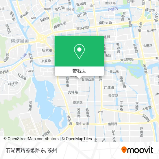石湖西路苏蠡路东地图