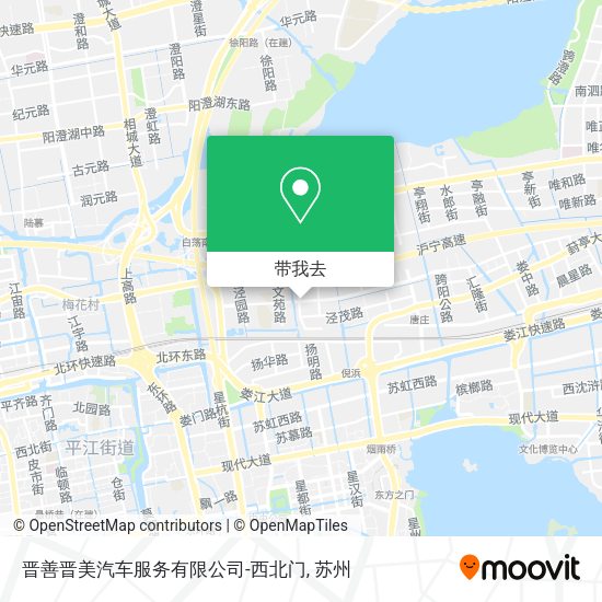 晋善晋美汽车服务有限公司-西北门地图
