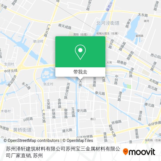 苏州泽轩建筑材料有限公司苏州宝三金属材料有限公司厂家直销地图