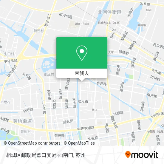 相城区邮政局蠡口支局-西南门地图