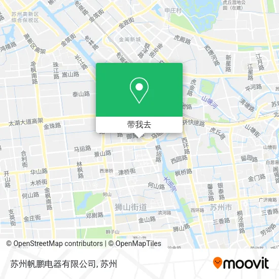 苏州帆鹏电器有限公司地图