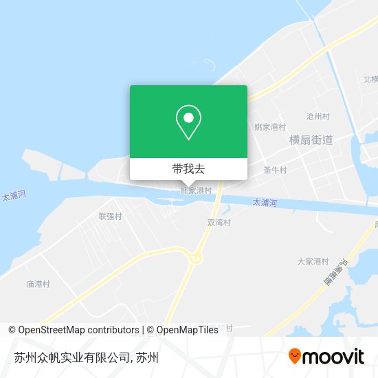 苏州众帆实业有限公司地图