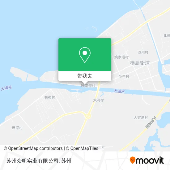 苏州众帆实业有限公司地图
