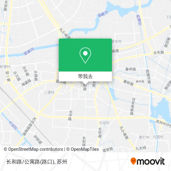 长和路/公寓路(路口)地图