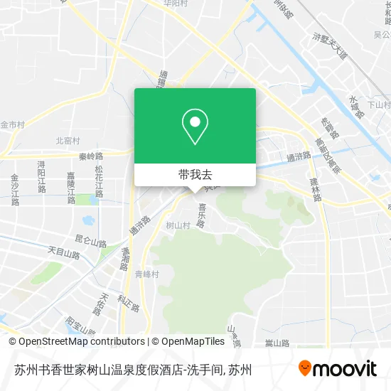 苏州书香世家树山温泉度假酒店-洗手间地图