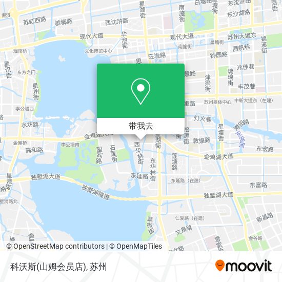 科沃斯(山姆会员店)地图