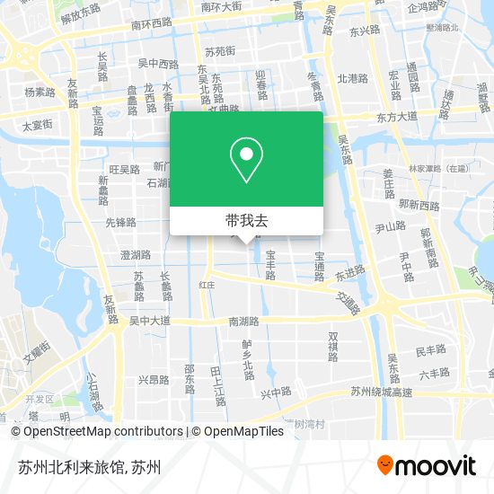 苏州北利来旅馆地图