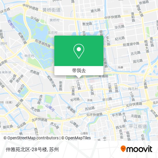 仲雅苑北区-28号楼地图