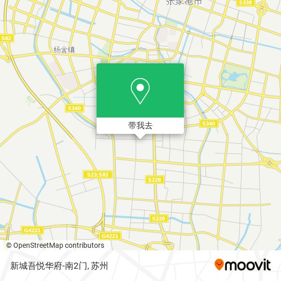 新城吾悦华府-南2门地图