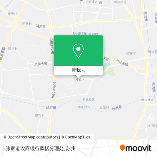 张家港农商银行凤恬分理处地图