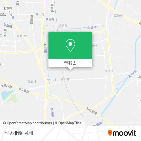 恬杏北路地图