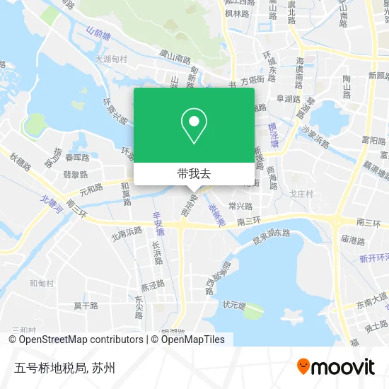 五号桥地税局地图