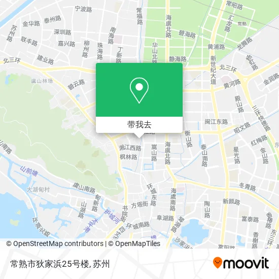 常熟市狄家浜25号楼地图