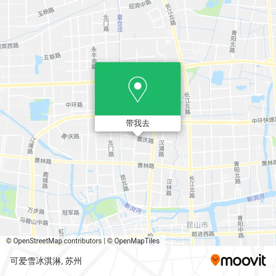 可爱雪冰淇淋地图