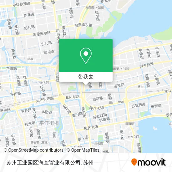 苏州工业园区海宜置业有限公司地图