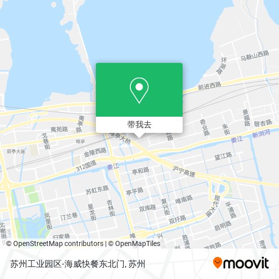 苏州工业园区-海威快餐东北门地图