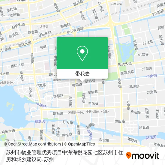 苏州市物业管理优秀项目中海海悦花园七区苏州市住房和城乡建设局地图