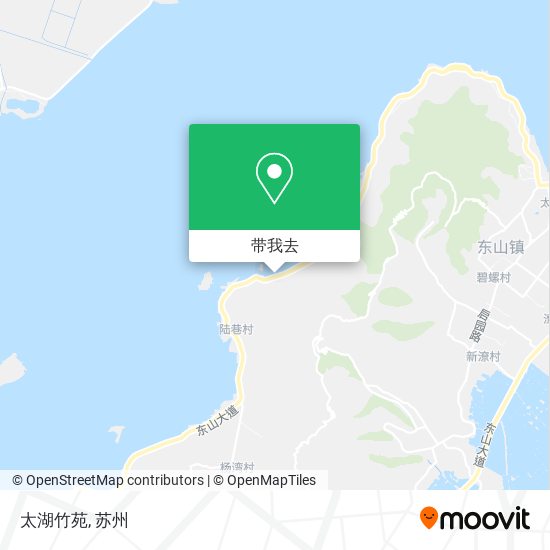 太湖竹苑地图