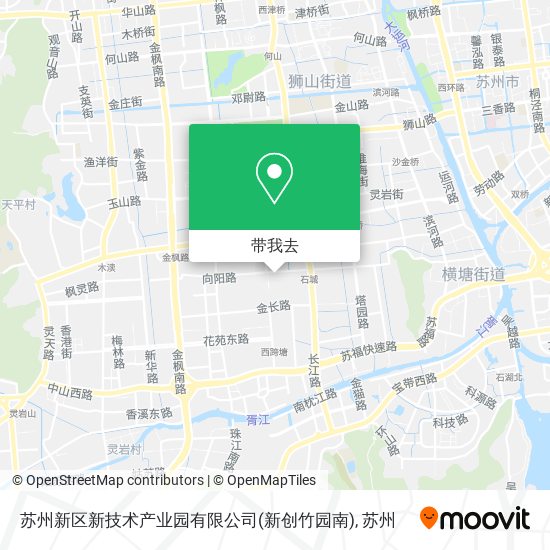 苏州新区新技术产业园有限公司(新创竹园南)地图