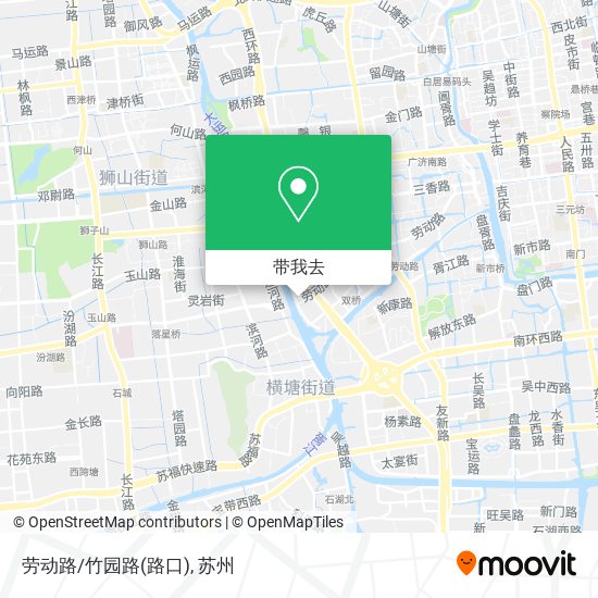 劳动路/竹园路(路口)地图