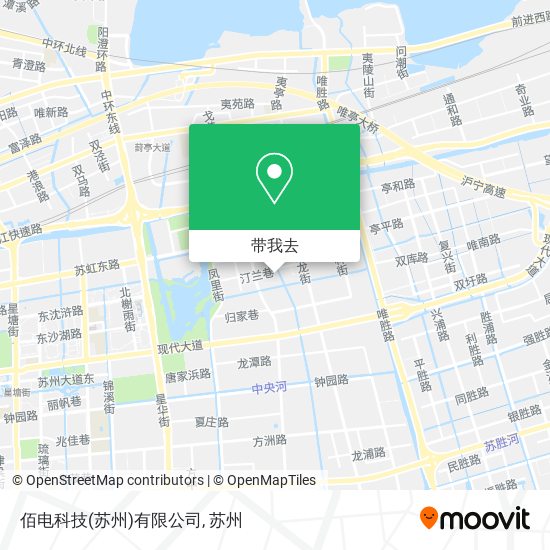 佰电科技(苏州)有限公司地图