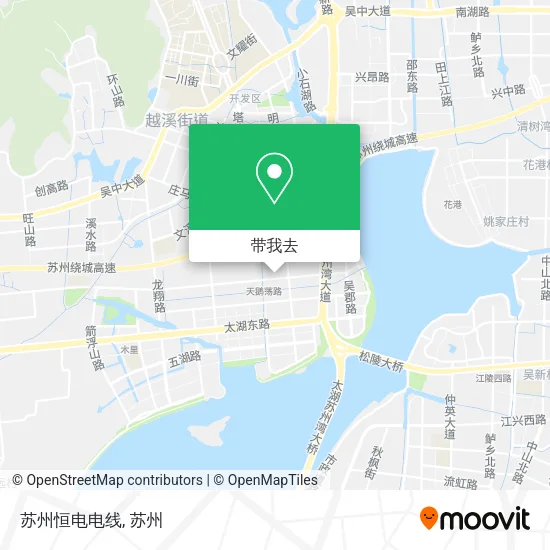 苏州恒电电线地图