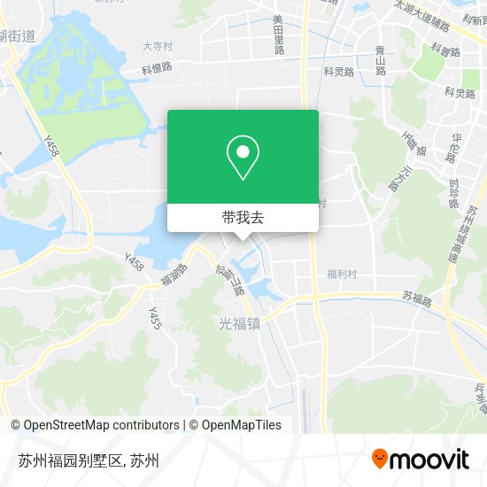 苏州福园别墅区地图