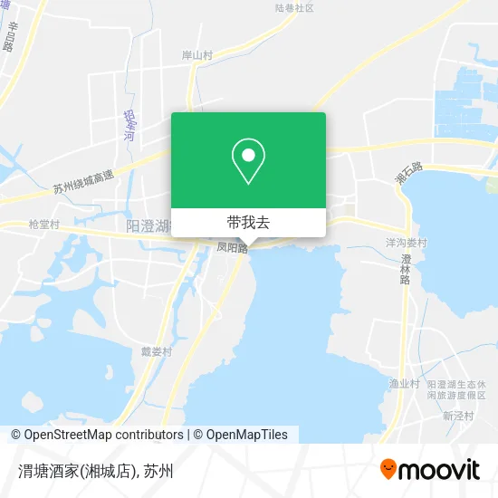 渭塘酒家(湘城店)地图