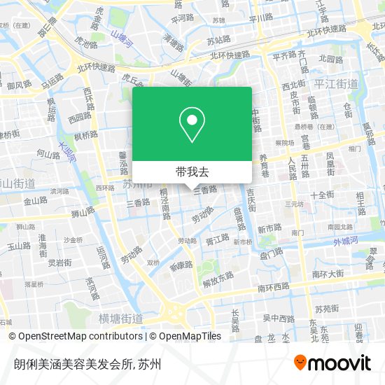 朗俐美涵美容美发会所地图