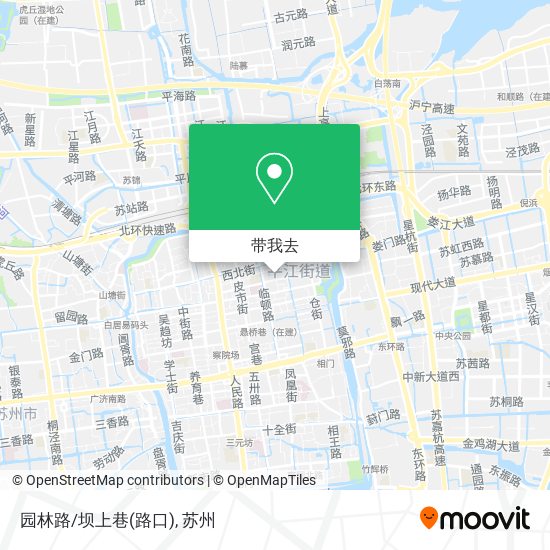 园林路/坝上巷(路口)地图