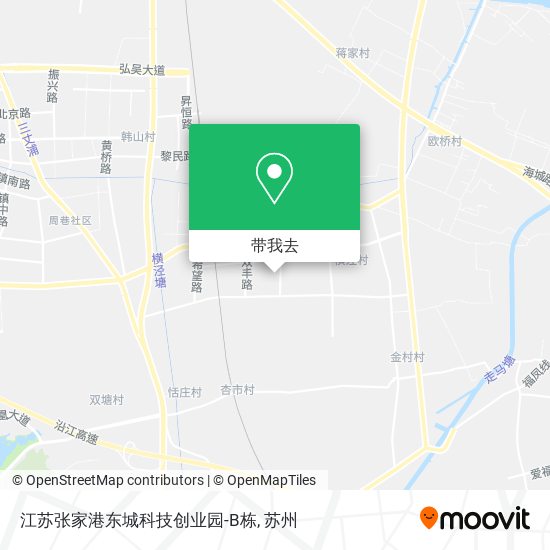 江苏张家港东城科技创业园-B栋地图