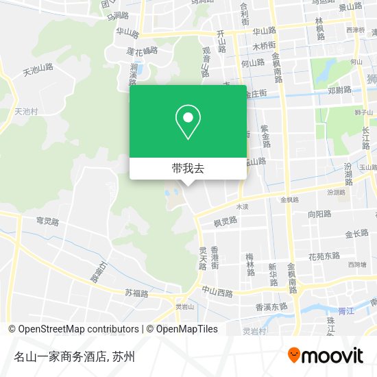 名山一家商务酒店地图