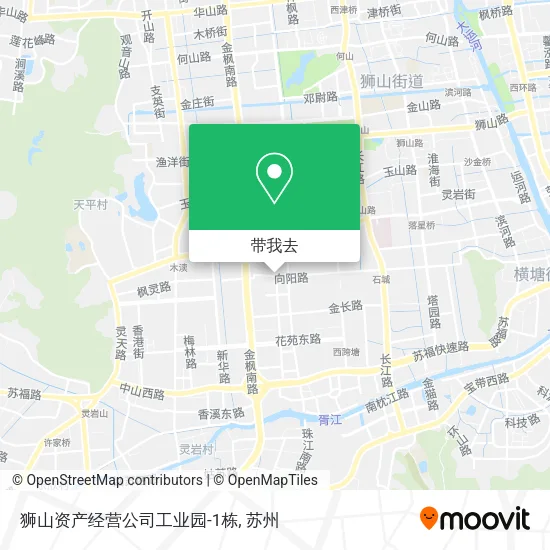 狮山资产经营公司工业园-1栋地图