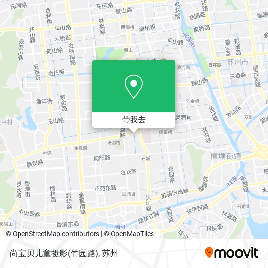 尚宝贝儿童摄影(竹园路)地图