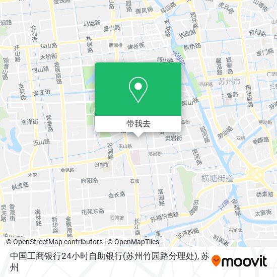 中国工商银行24小时自助银行(苏州竹园路分理处)地图