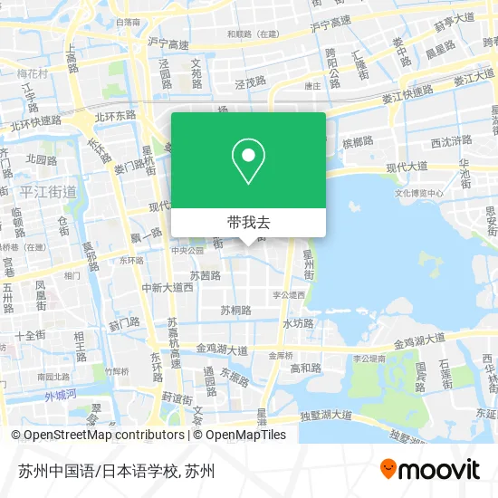 苏州中国语/日本语学校地图