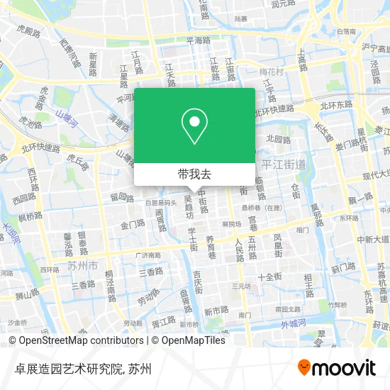 卓展造园艺术研究院地图