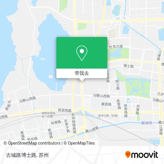 古城路博士路地图