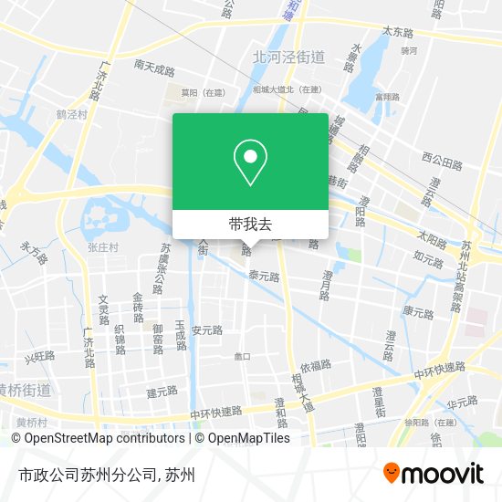 市政公司苏州分公司地图