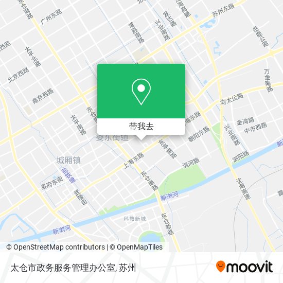 太仓市政务服务管理办公室地图
