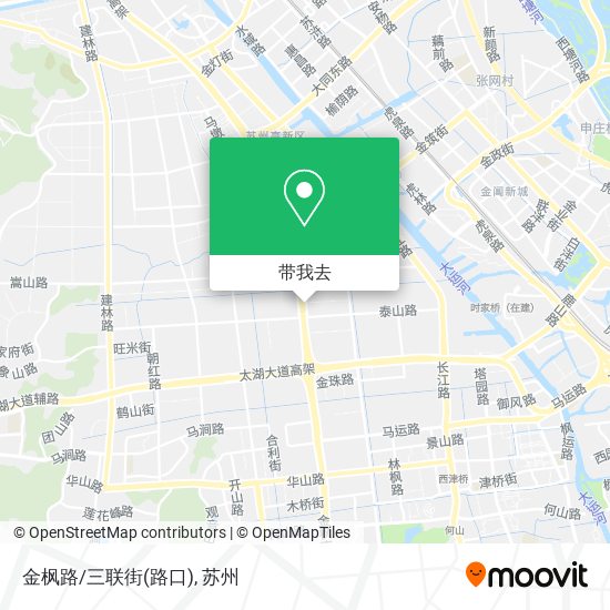 金枫路/三联街(路口)地图