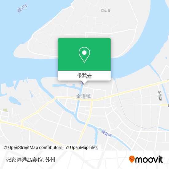 张家港港岛宾馆地图