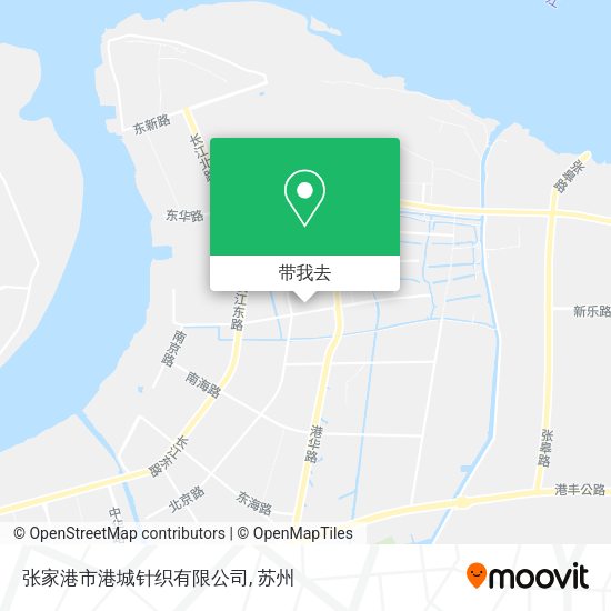 张家港市港城针织有限公司地图